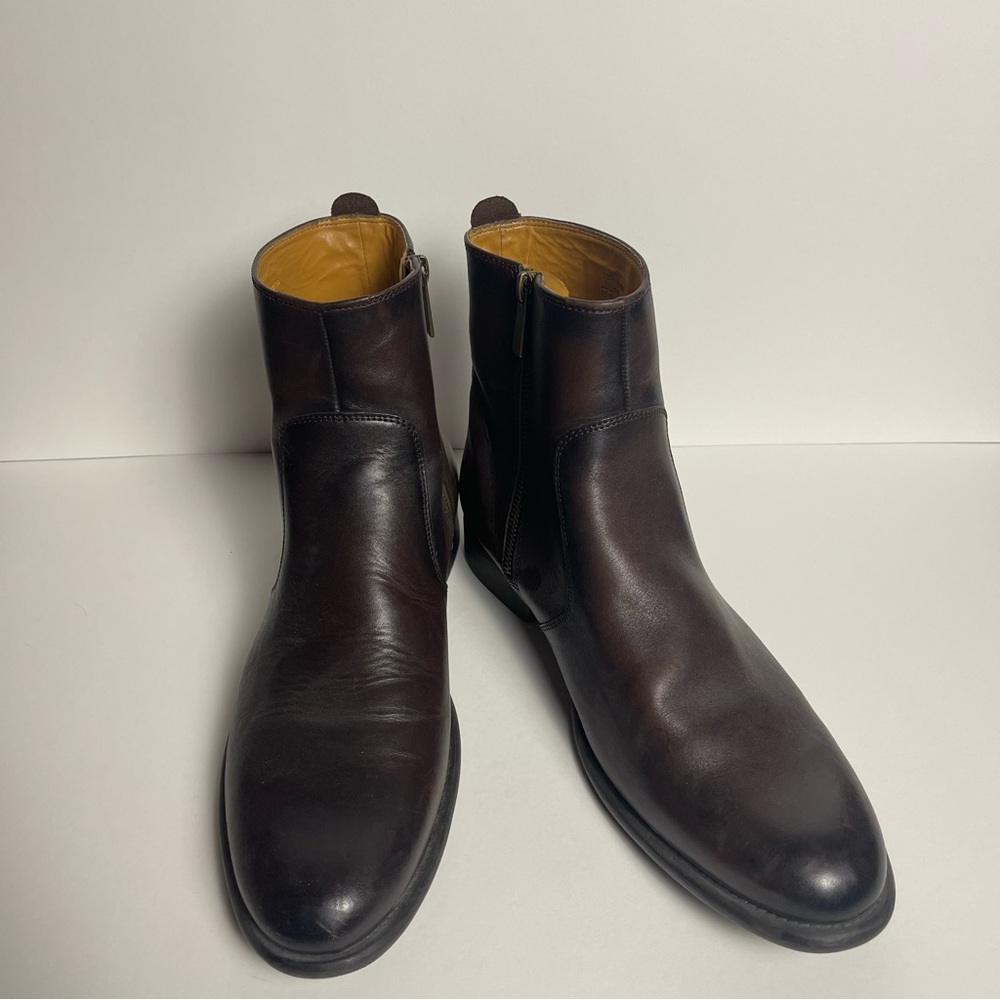 Zara Man Brown Leather boots Men’s US 12